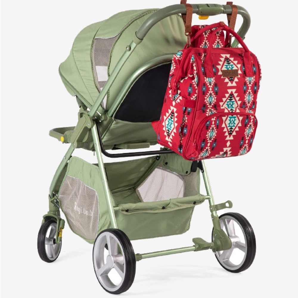 Wrangler Red Large Multi-Use Backpack or Baby Travel Bag *Brand NEW in Box* - Picture 5 of 7